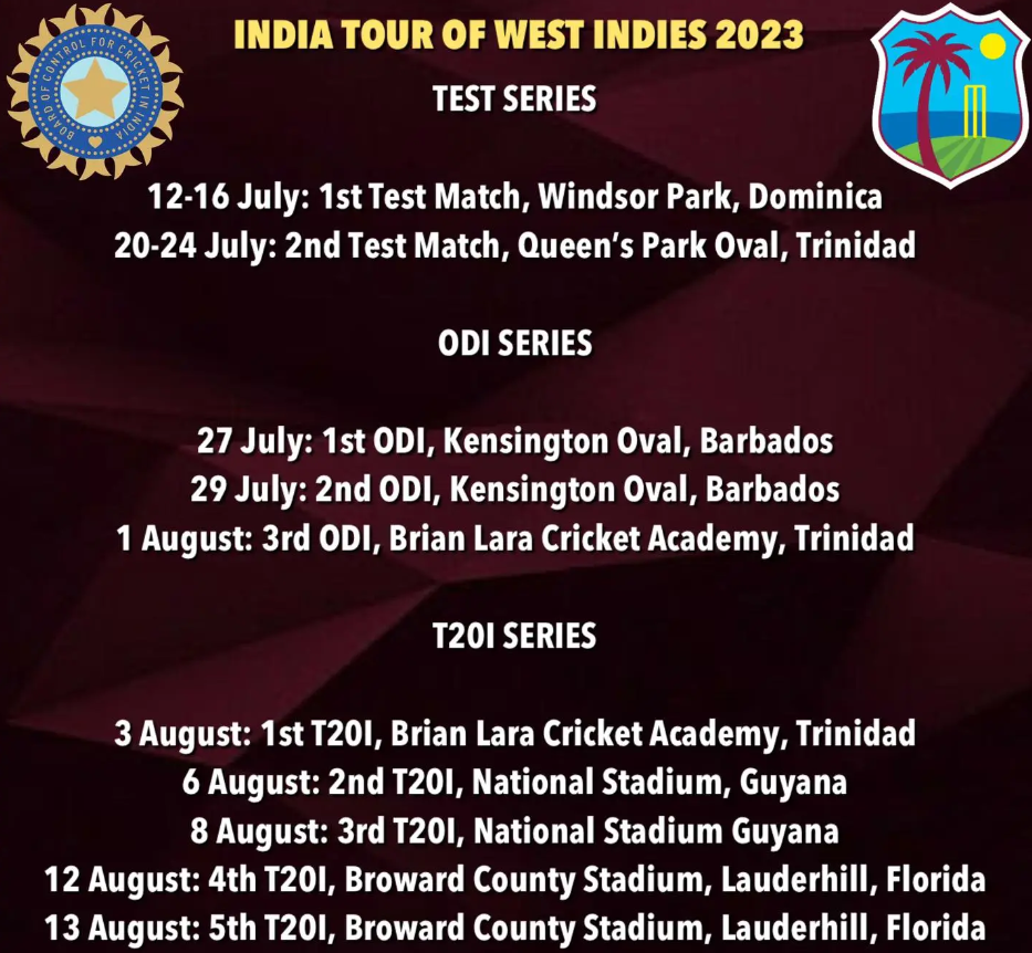 India's Tour of West Indies 2023: Get Ready for Cricket Extravaganza!