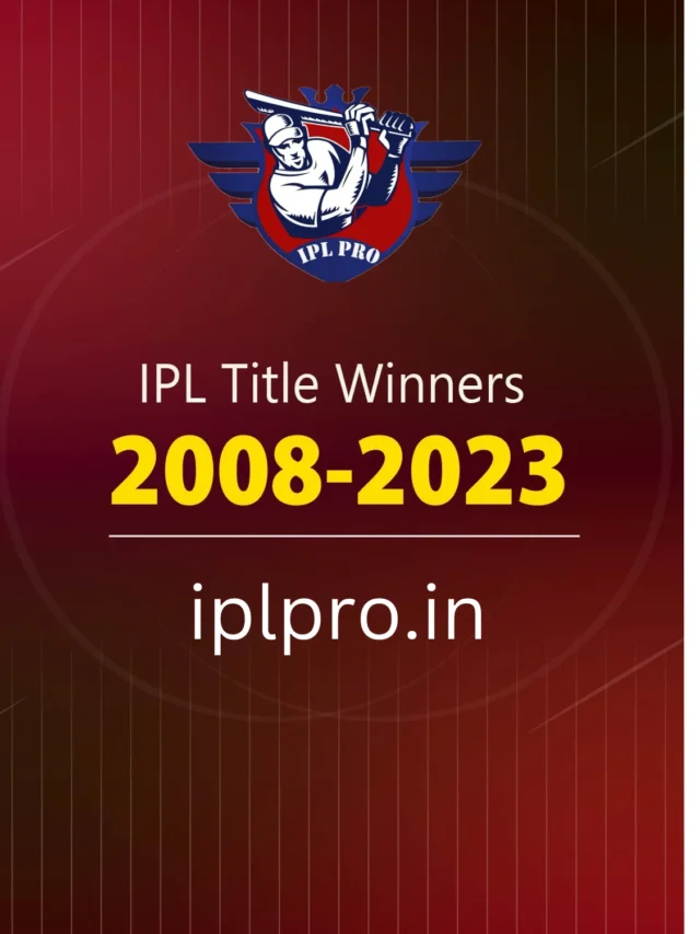 Magic Moments of IPL winners 2008 to 2023